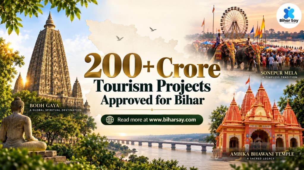 Bihar Gets ₹203 Crore Tourism Push for 3 Key Destinations