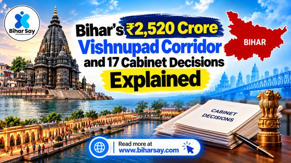 Gaya’s Vishnupad Corridor to Get a ₹2,520 Crore Makeover: Bihar’s 17 Big Development Plans Unveiled